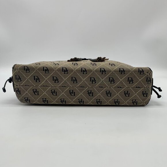 Dooney & Bourke Signature Canvas Tassel Shoulder Bag - Picture 5 of 11